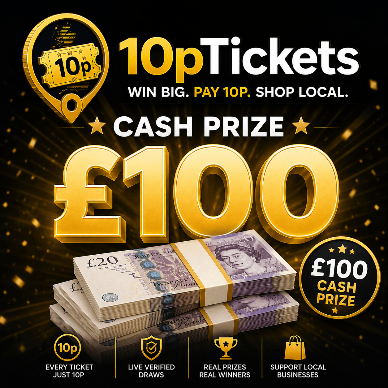 £100 Cash Prize